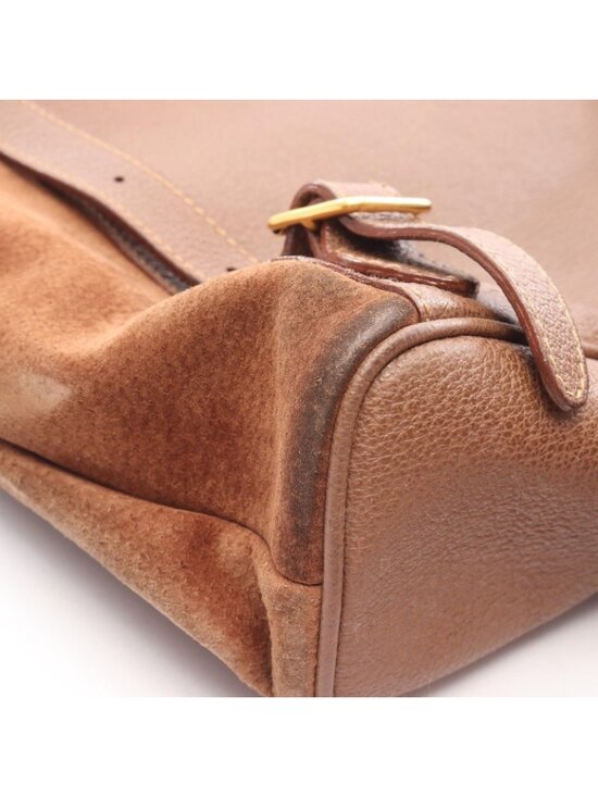 Gucci Backpack Bamboo 003 Brown Suede Leather Sac main image 14